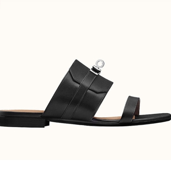 NEW IN BOX Hermés sandal with Kelly lock - Picture 2 of 4